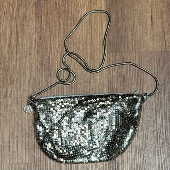 La Regale Metal Mesh Evening Bag Purse - Picture 2 of 6